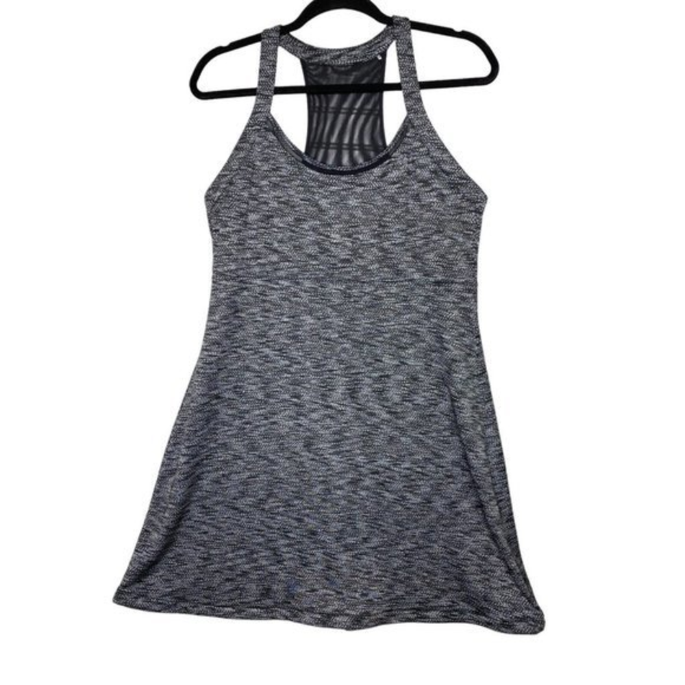 MGP Womens Large Dress Black Gray Sleeveless Athletic Stretch Performance.‎
